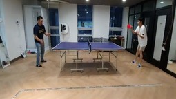 김팀장님과 가볍게 탁구한게임